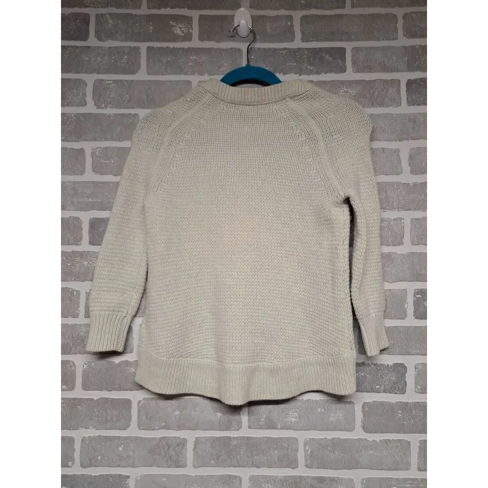 J.Crew Italian Cashmere Knit Mock Neck‎ Long Sleeve Soft Sweater Size XXS